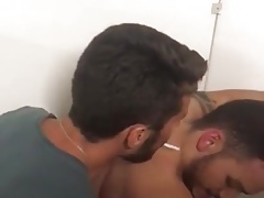 Caught - Fucking and spanking in the toilet (Brazilian Guys)