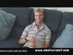 Lockie Is Aussie Blond Cutie With A Dynamite Smile And Beautiful Uncut Cock