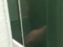 Spying On Guy With Thick Cock Jerking Off