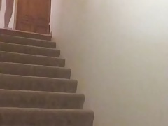 Boner on the stairs
