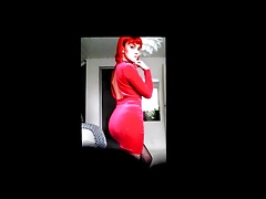 Youtuber Mikaela Vaelipakka's ass cum tribute 6