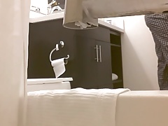 Hidden Camera - Masturbating in bathroom