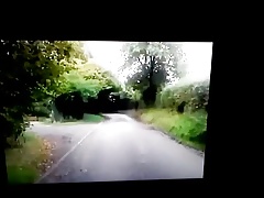 WANK AND CUM ON COUNTRY LANE