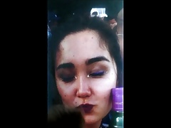 Huge Facial Cum Tribute Brazilian Teen