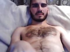 Greek Gay Boy Fingering His Hairy Ass On Cam, Big Cock Too