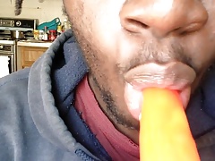 Sucking on a Popsicle...