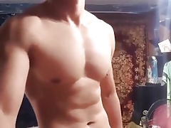 very cute asian stud show on cam (3'13'')